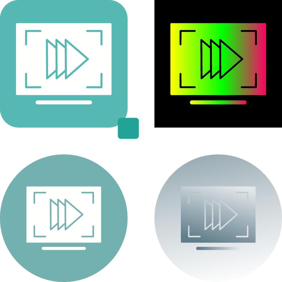 Slow Motion Icon Design vector