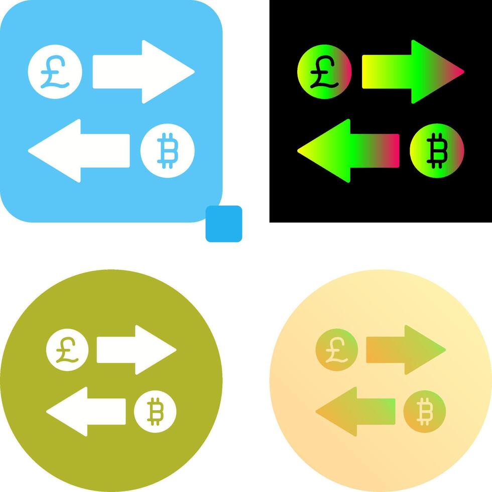 Exchange Icon Design vector