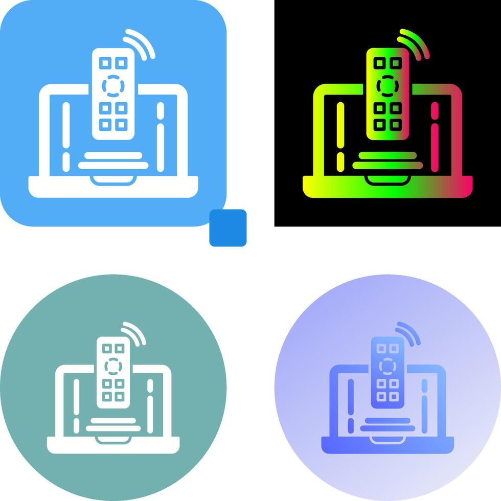 Remote Icon Design vector