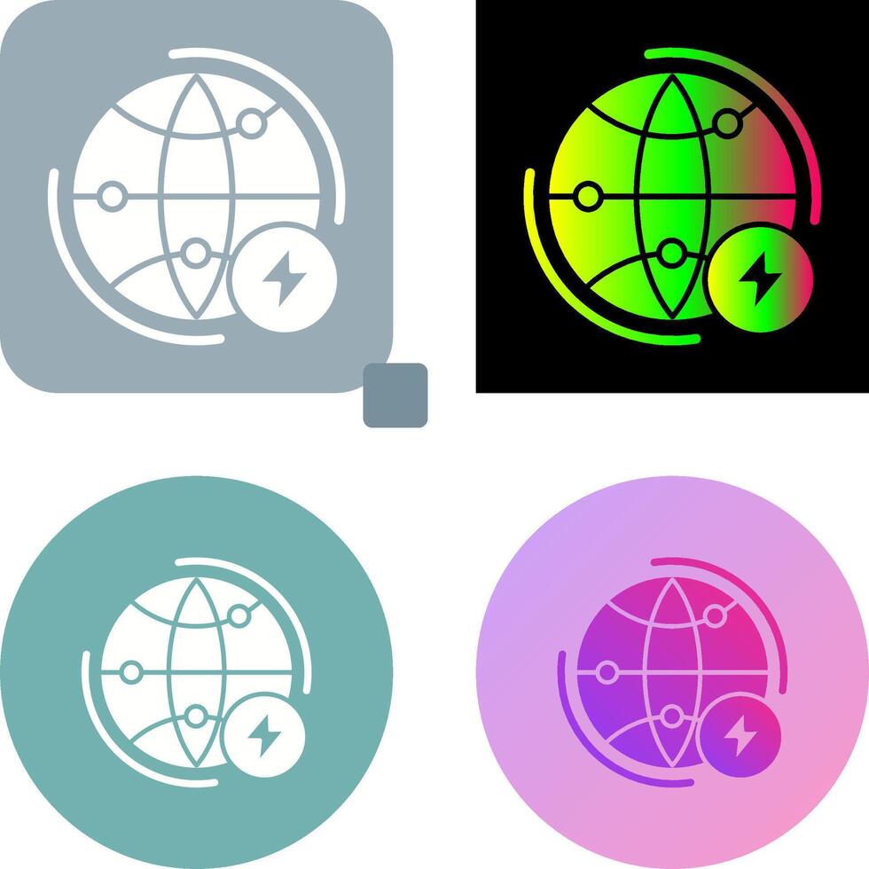 Globe Earth Icon Design vector
