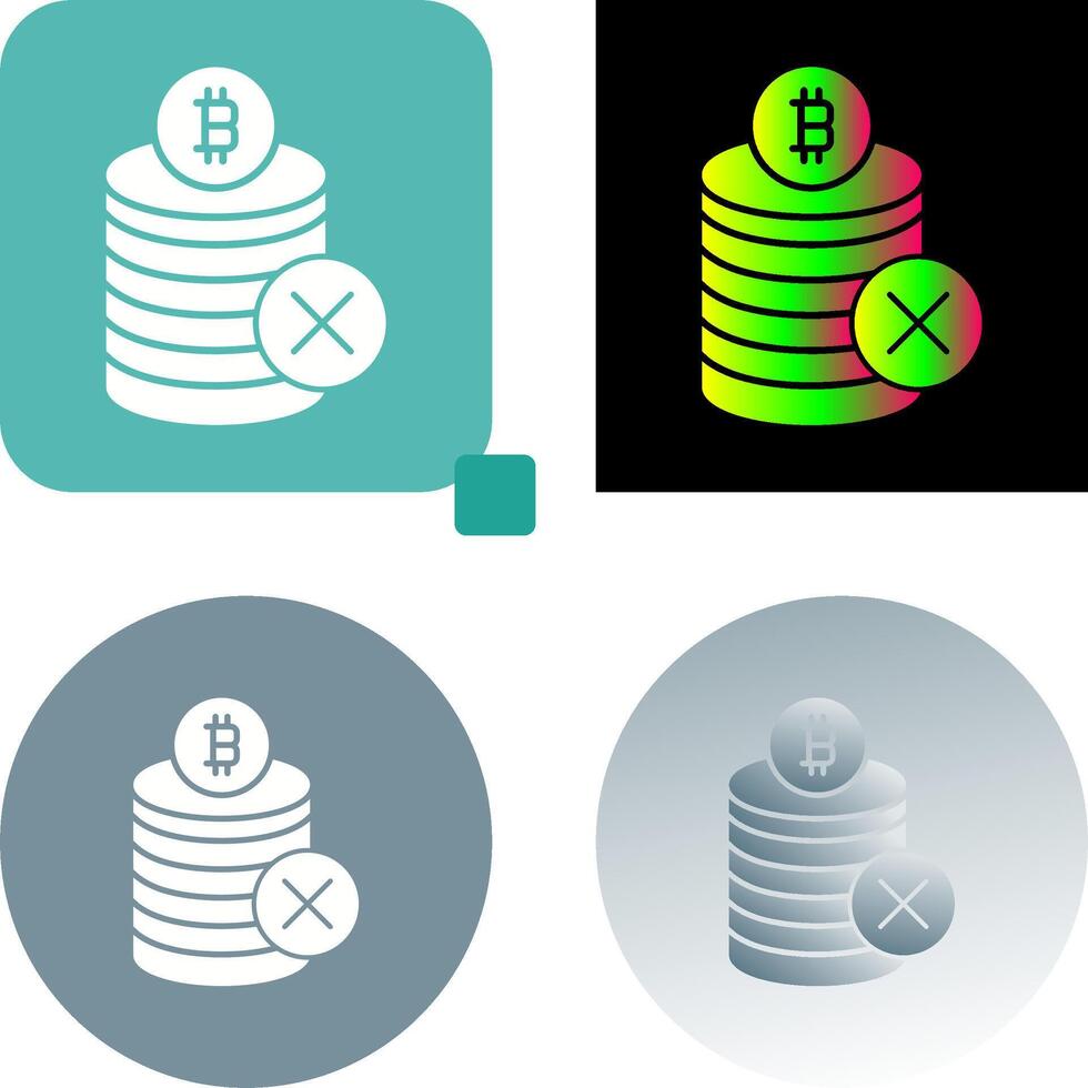 Not Accepted Icon Design vector