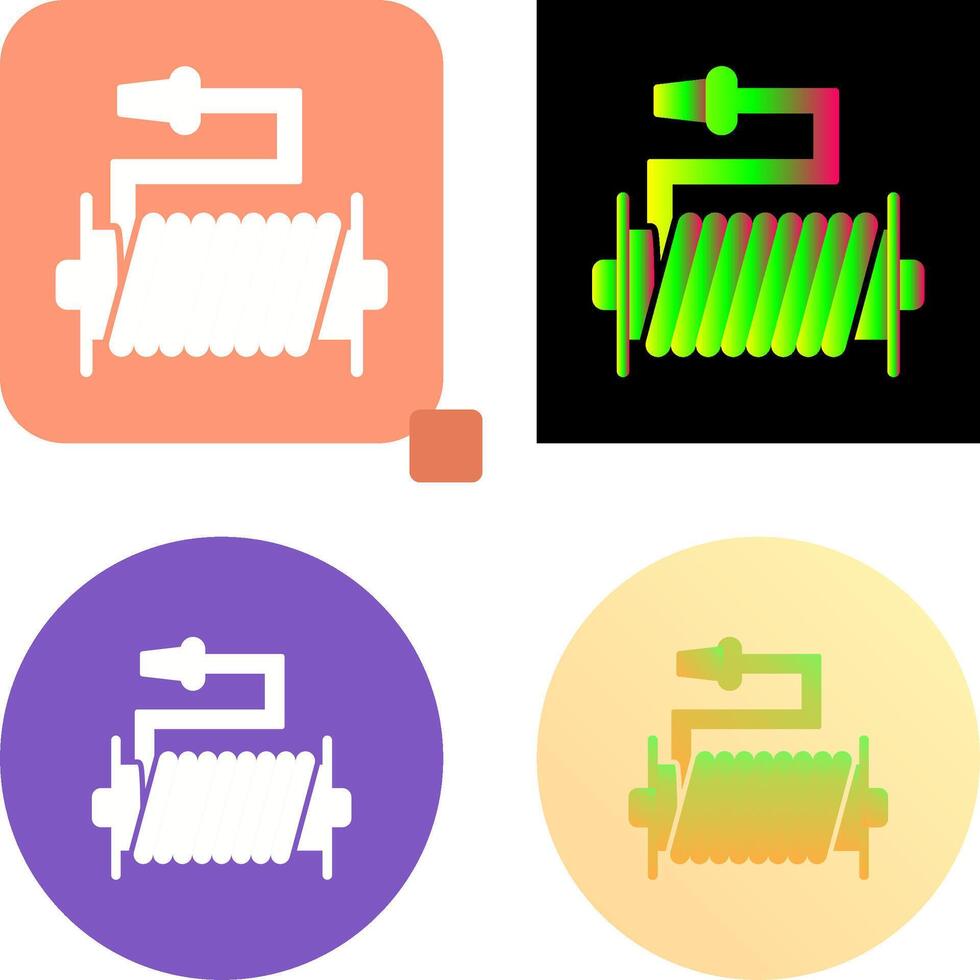 Water Hose Icon Design vector