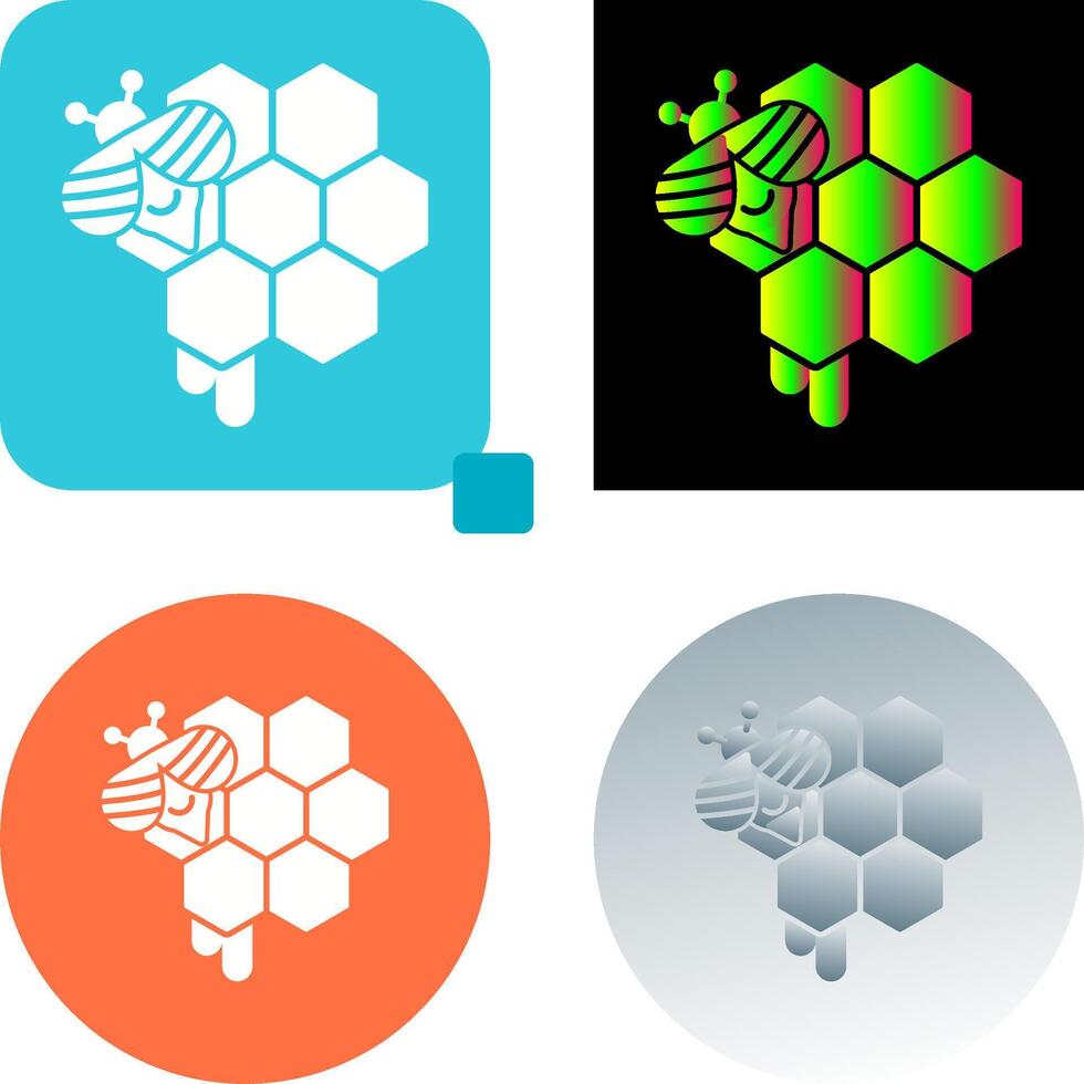 Honeycomb Icon Design vector