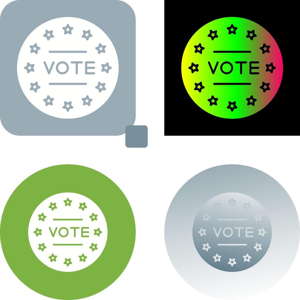 Vote Icon Design vector