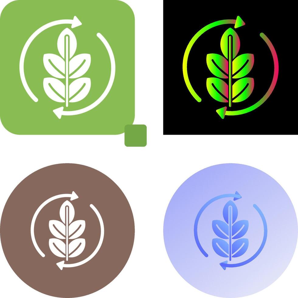Agronomy Icon Design vector