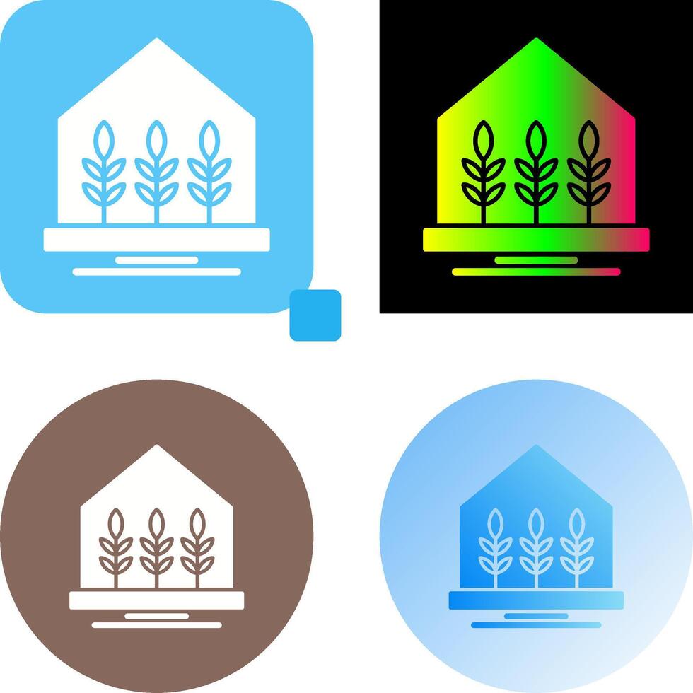 Farm House Icon Design vector