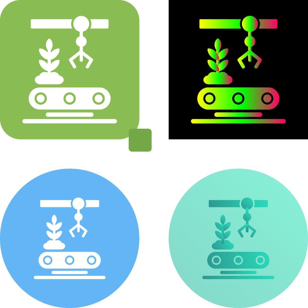 Conveyor Icon Design vector