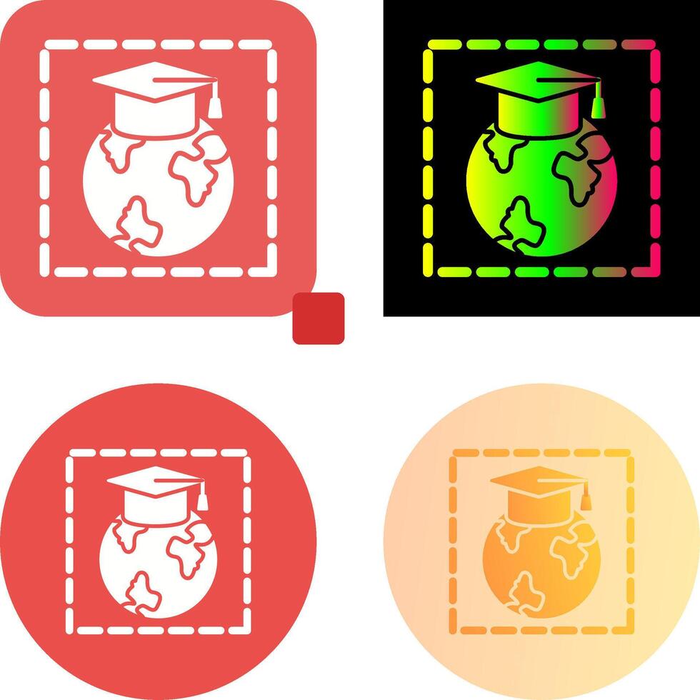 Earth Icon Design vector
