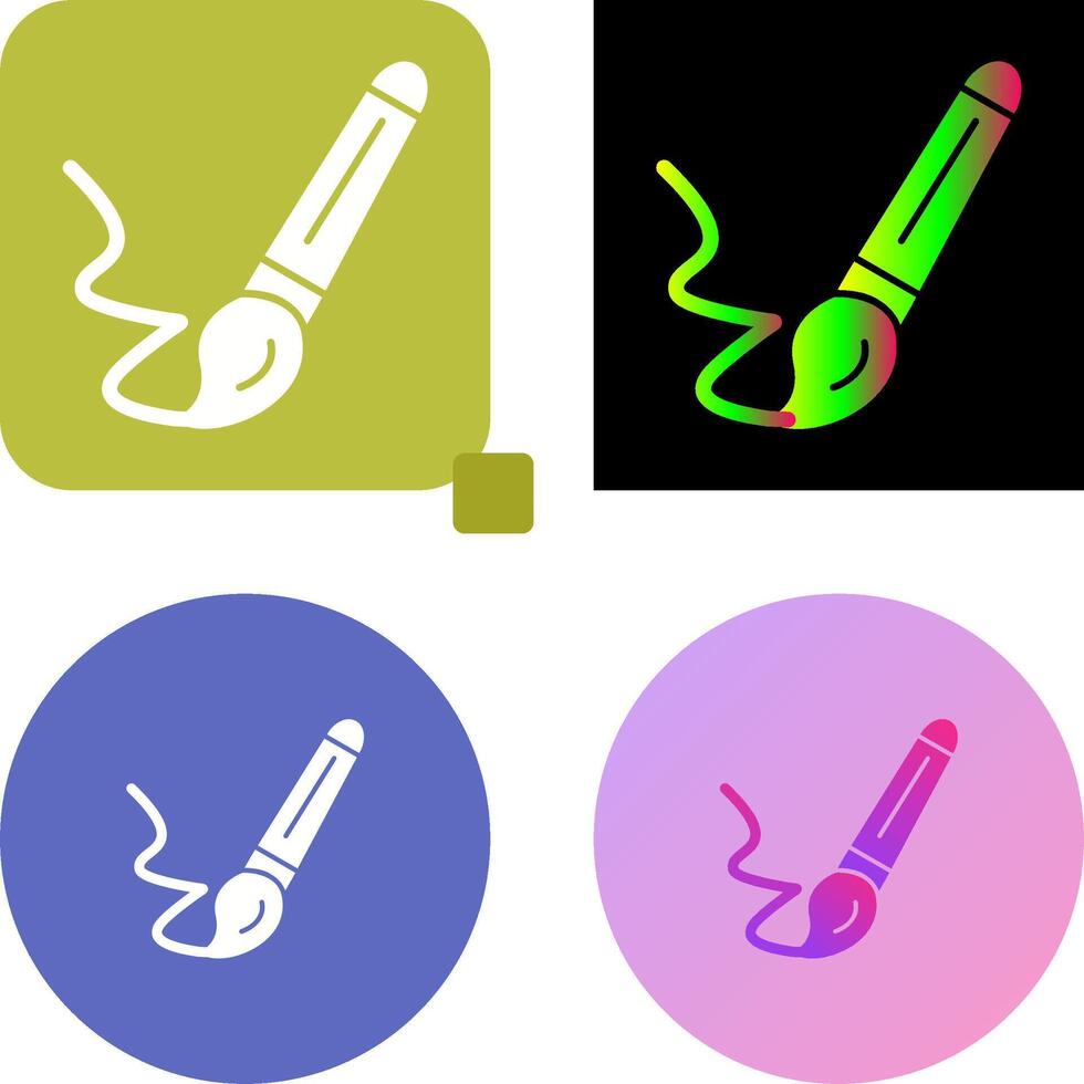 Paint Brush Icon Design vector
