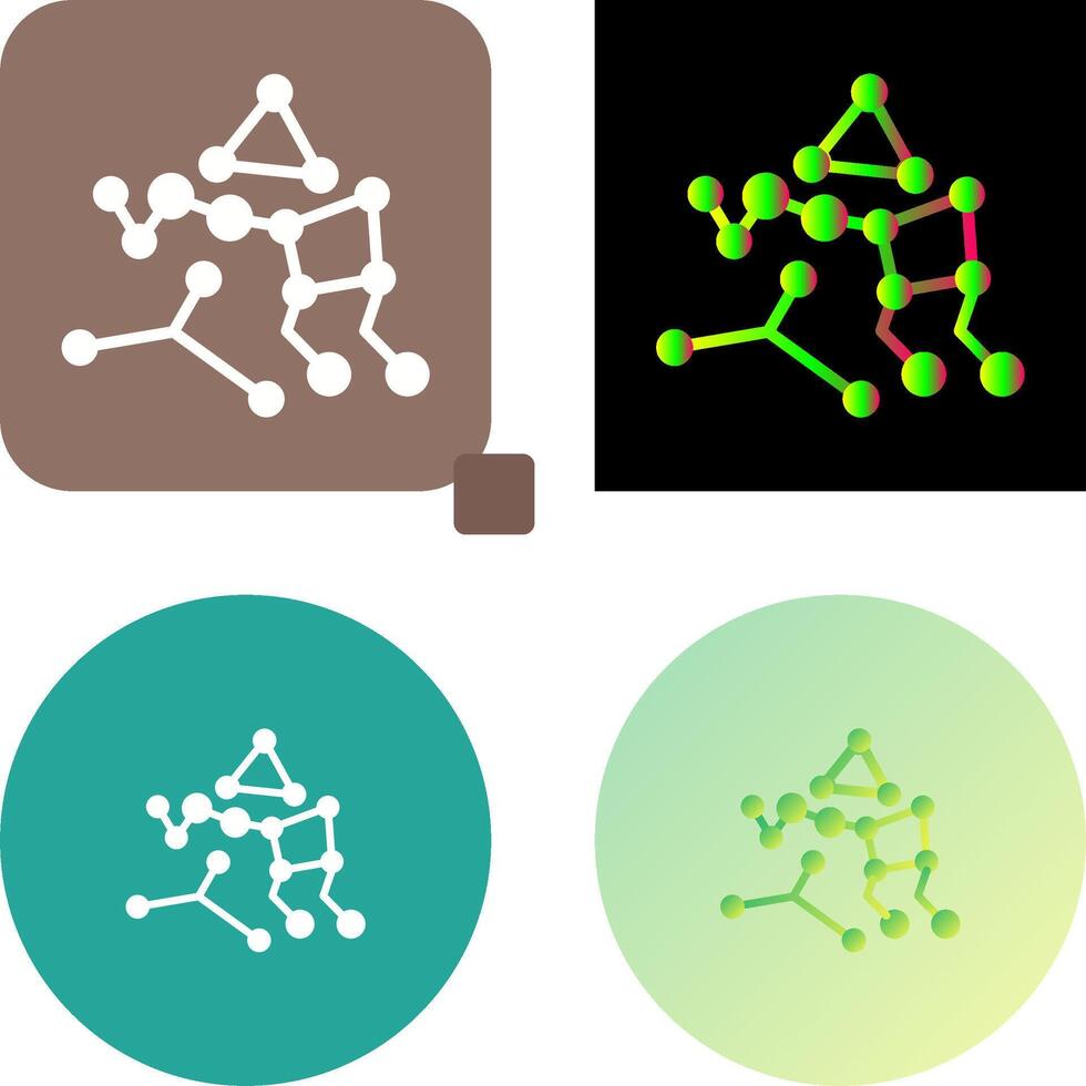 Ursa Major Icon Design vector