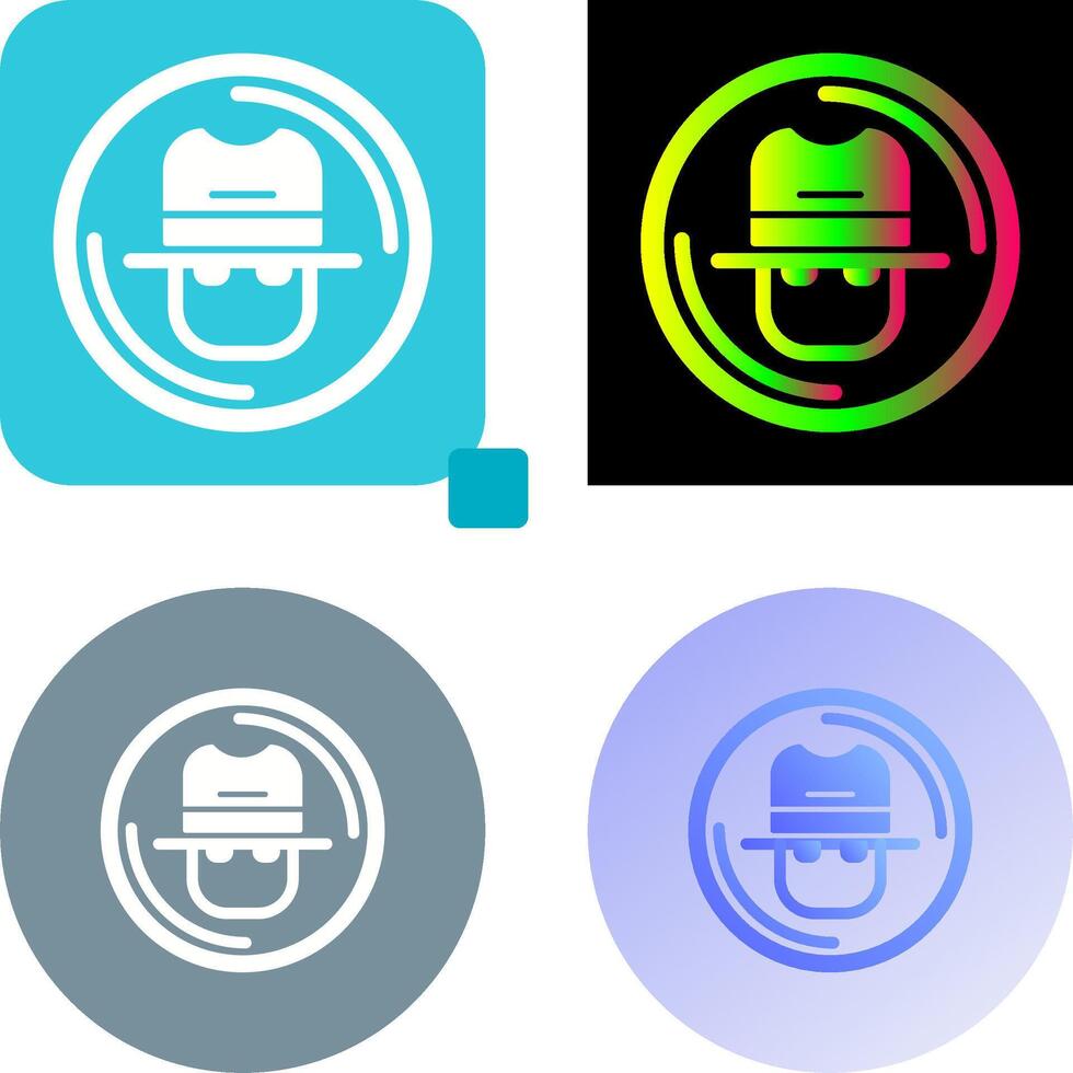 Spy Icon Design vector