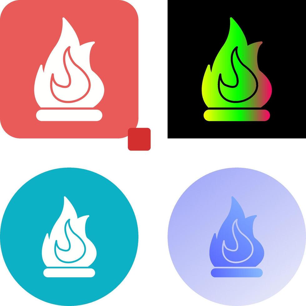 Fire Icon Design vector