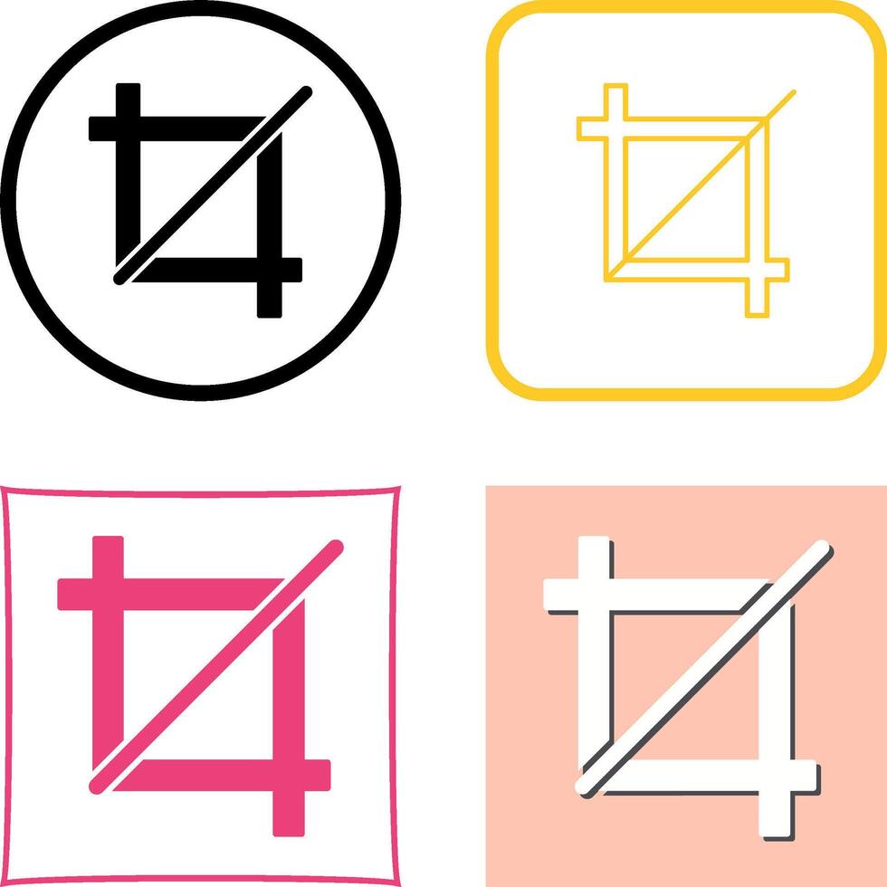 Unique Crop Icon Design vector