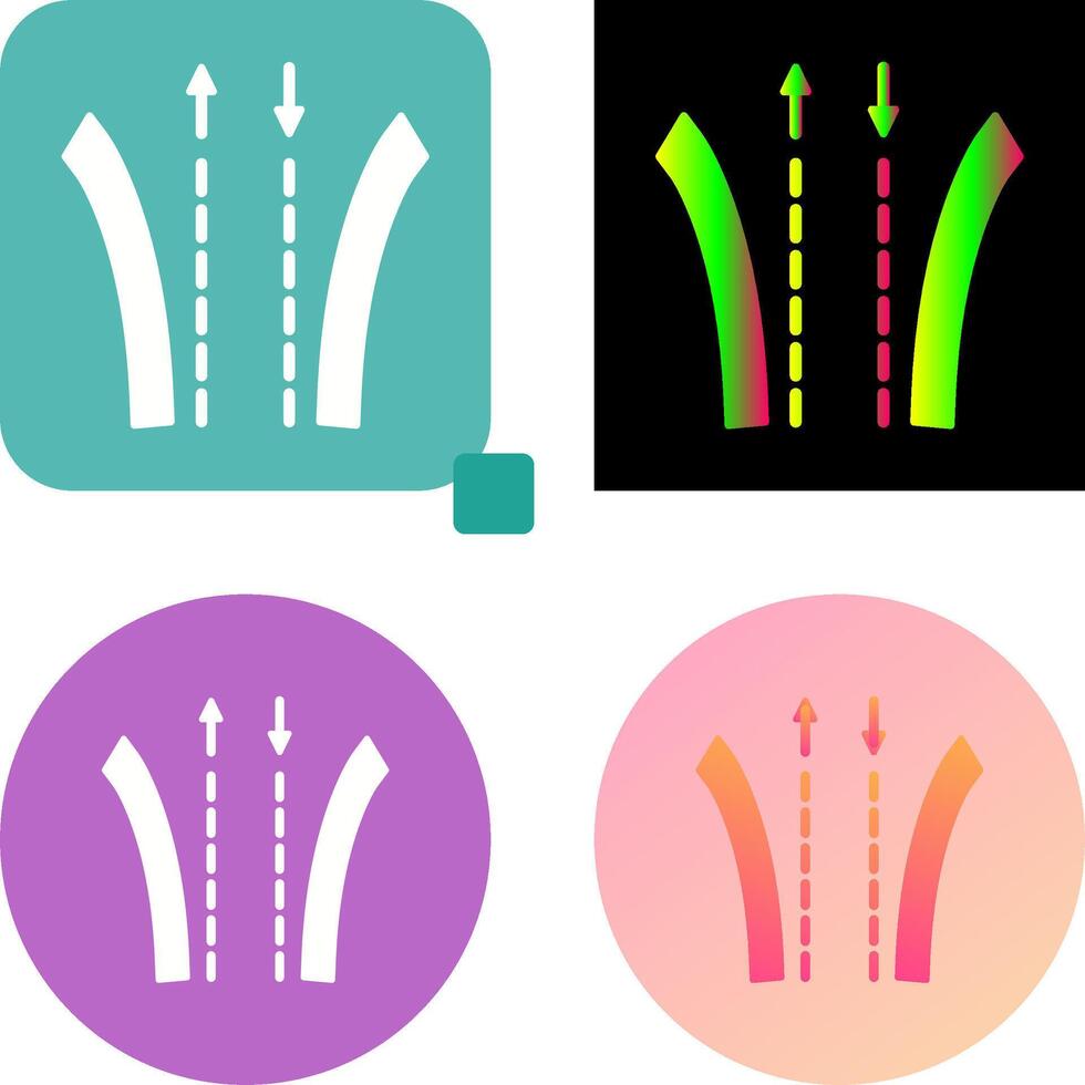 Way Icon Design vector