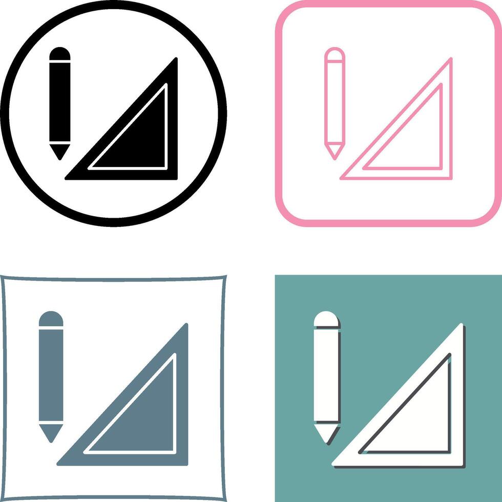 Drawing Tools Icon Design vector