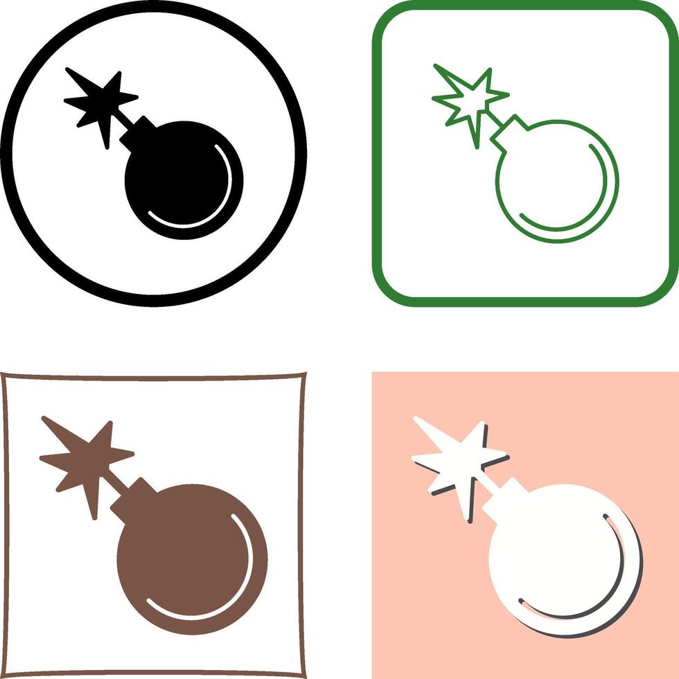 Danger of Explosion Icon Design vector