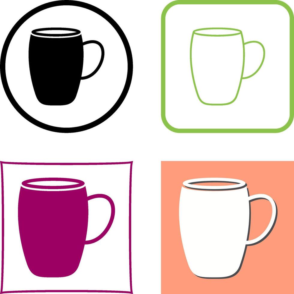 Mug Icon Design vector