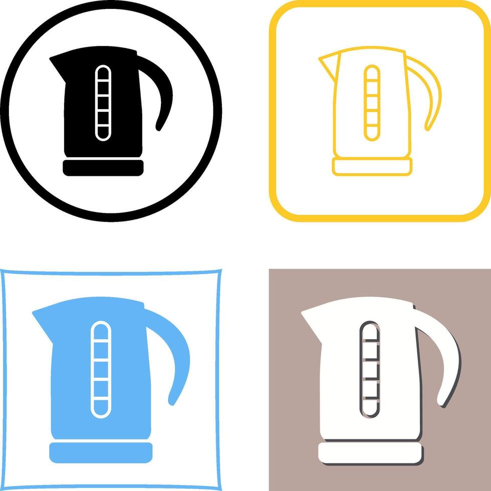 Kettle Icon Design vector