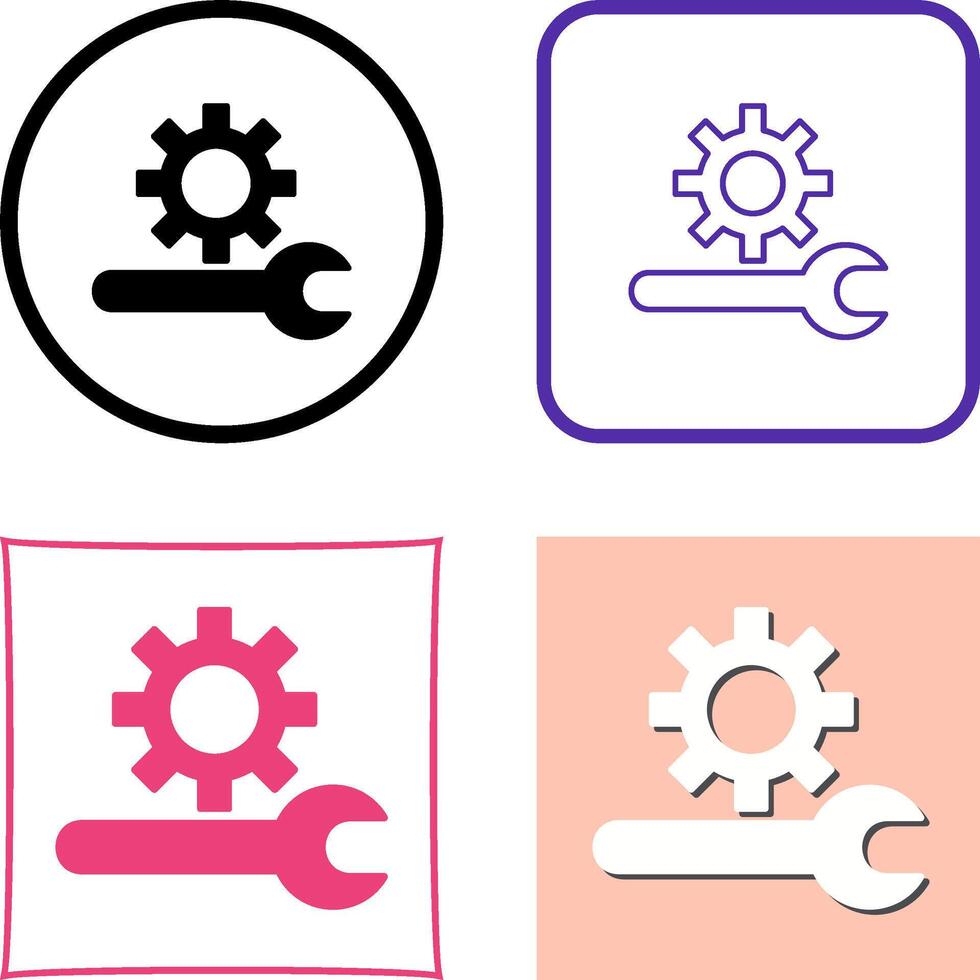 Unique Technical Support Icon Design vector