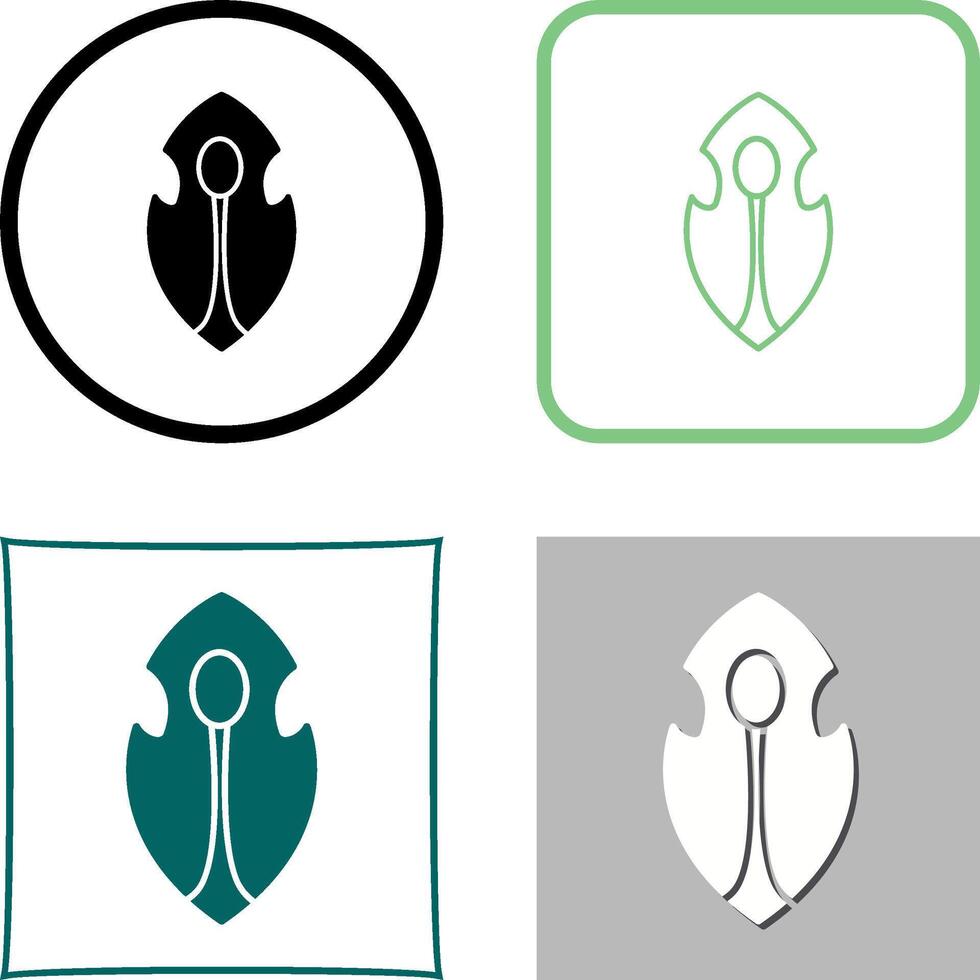 Unique Game Character Icon Design vector