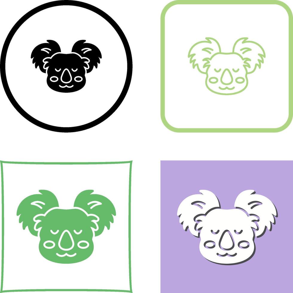 Koala Icon Design vector