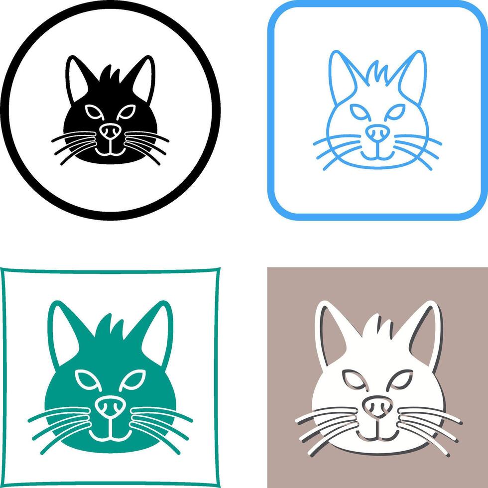 Cat Icon Design vector