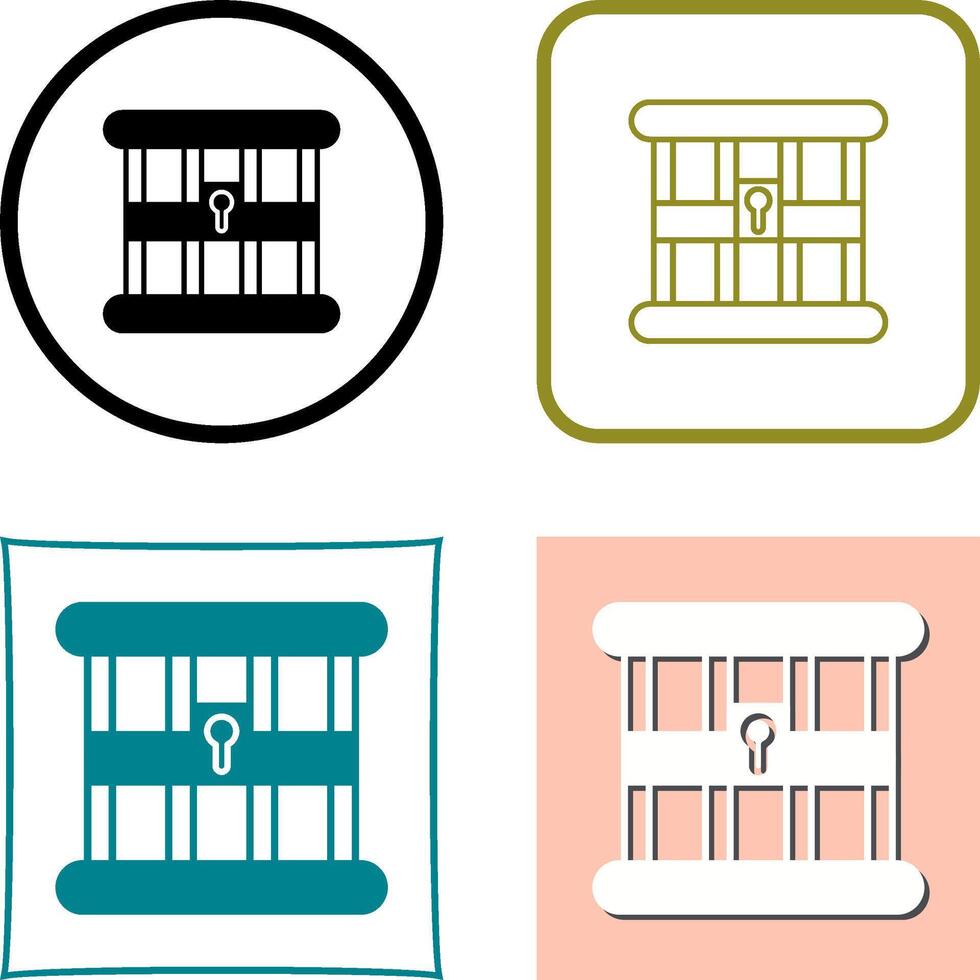 Jail Icon Design vector