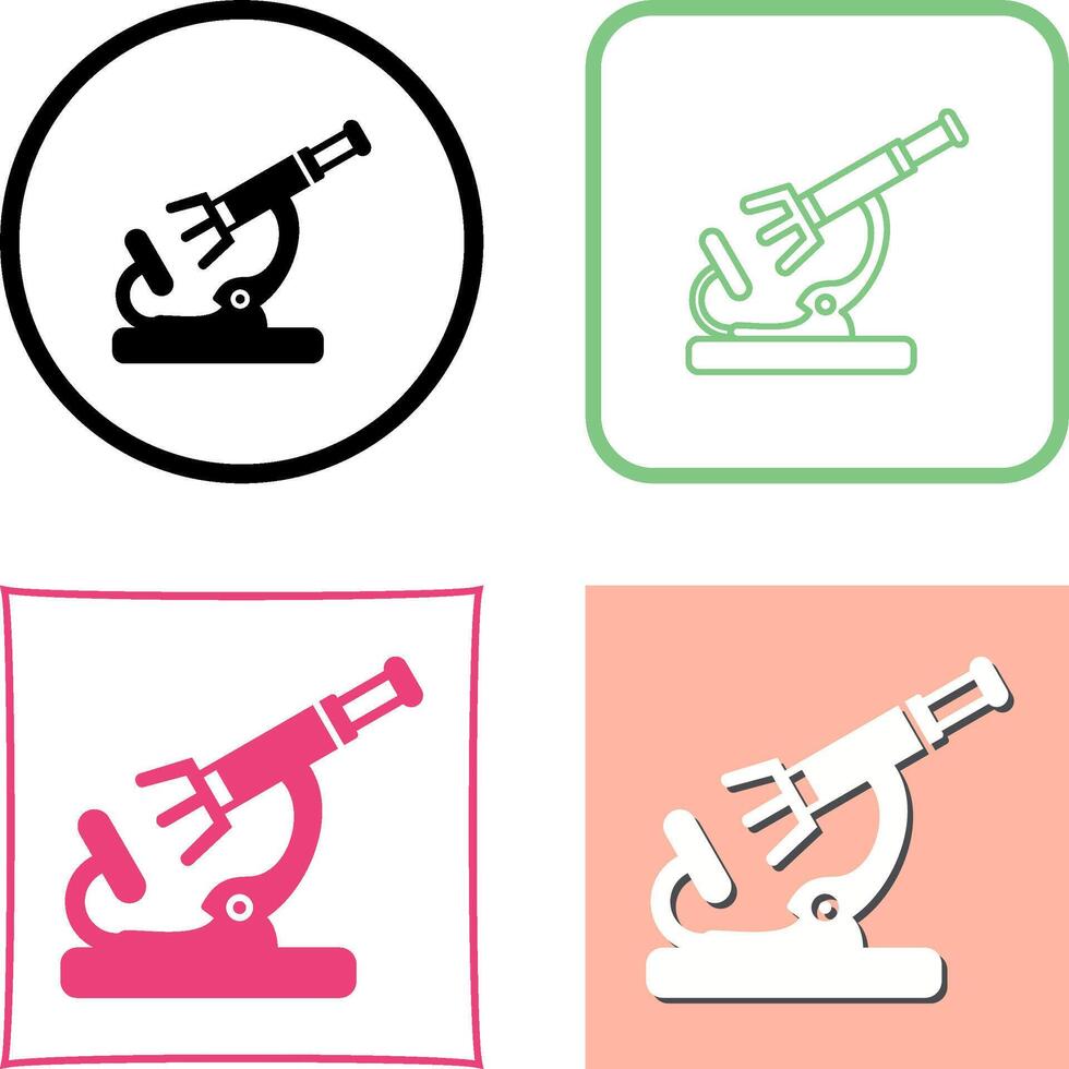 Microscope Icon Design vector