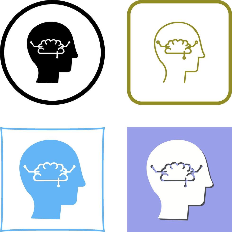 Thinking Icon Design vector