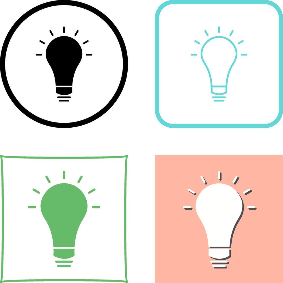 Innovative Idea Icon Design vector