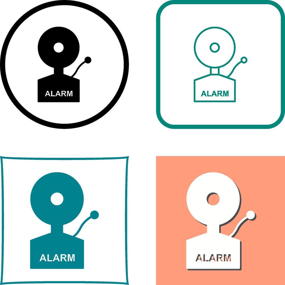 Alarms Icon Design vector