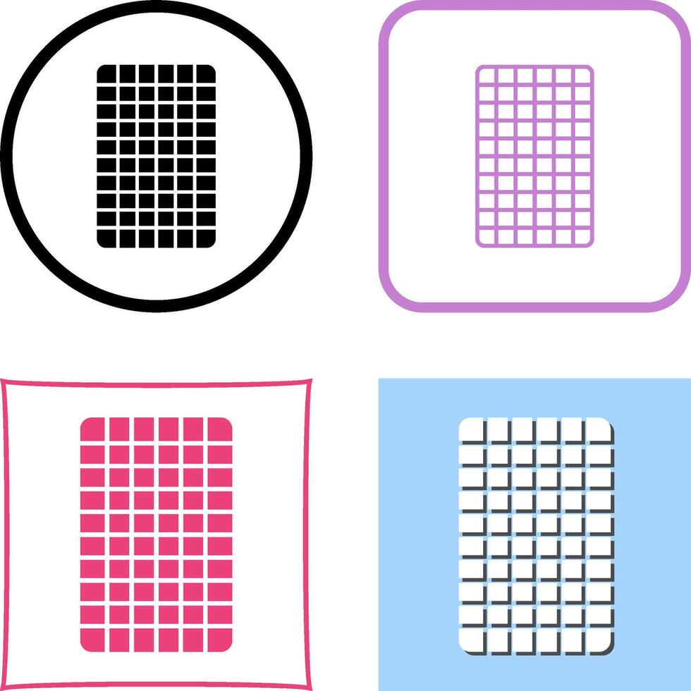 Card Backwards Icon Design vector