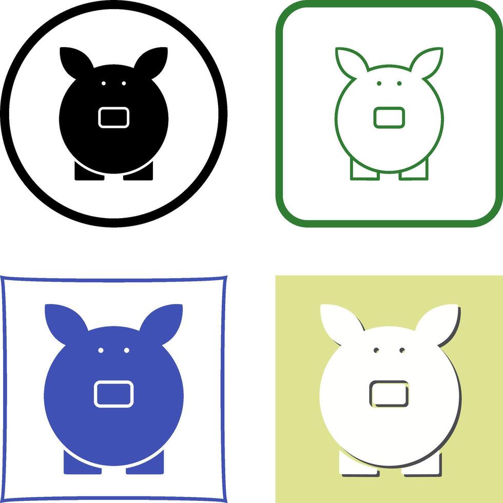 Unique Savings Icon Design vector