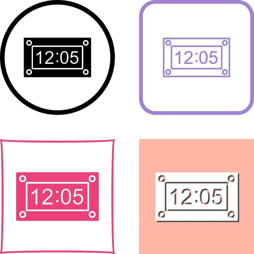 Unique Timer Icon Design vector