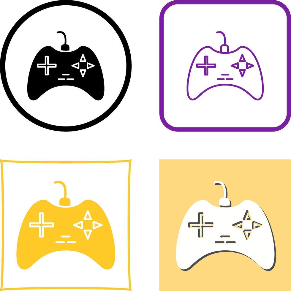 Unique Gaming Console Icon Design vector