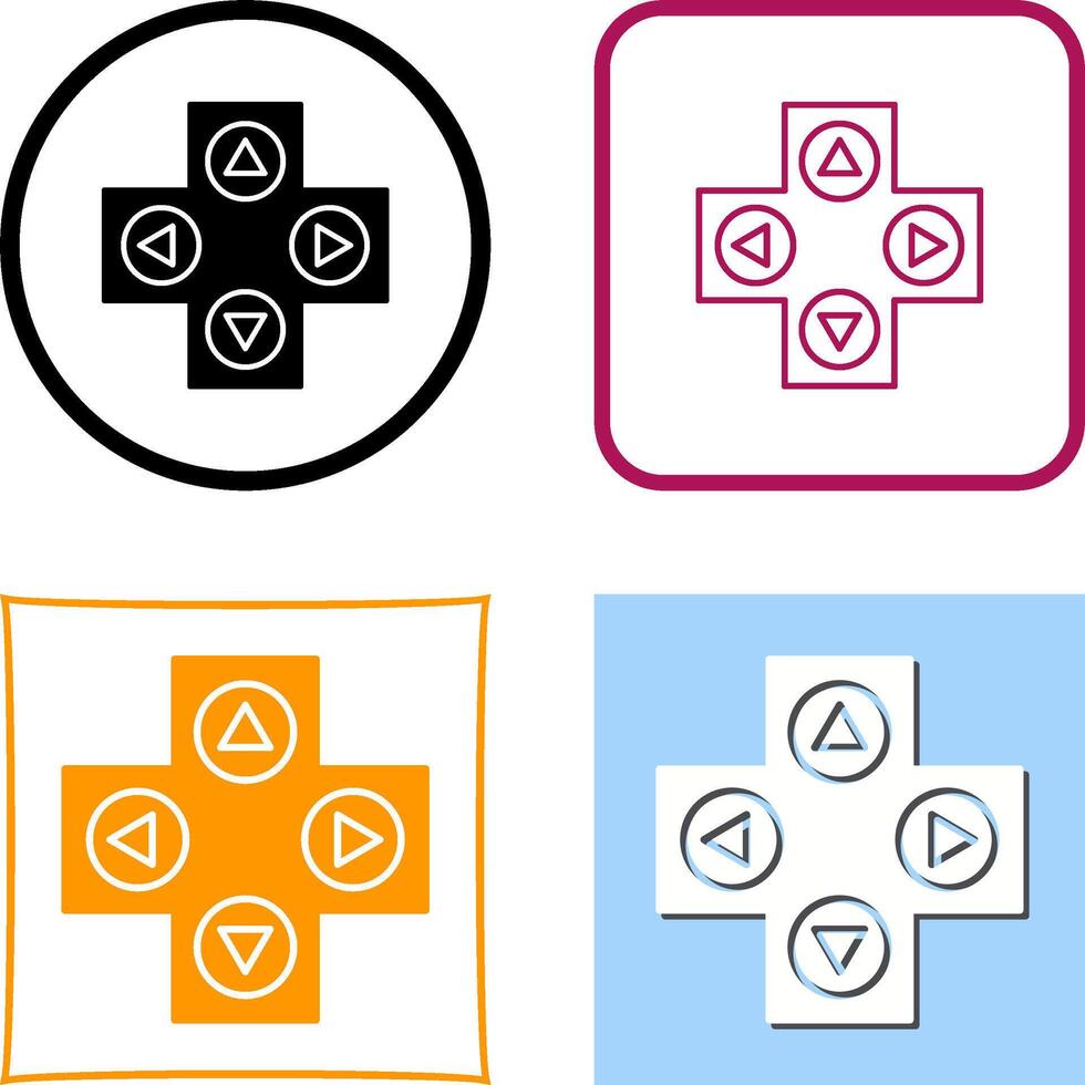 Unique Gaming Control Icon Design vector
