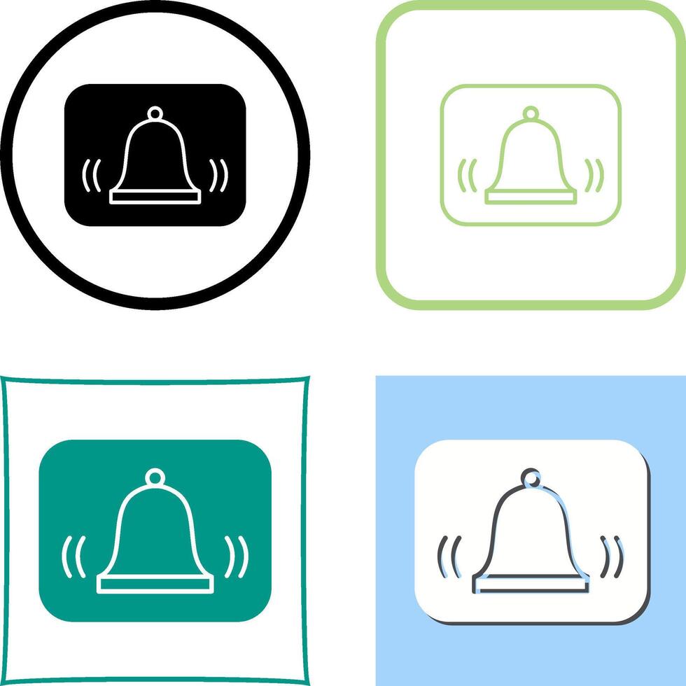 Unique Alarm Icon Design vector