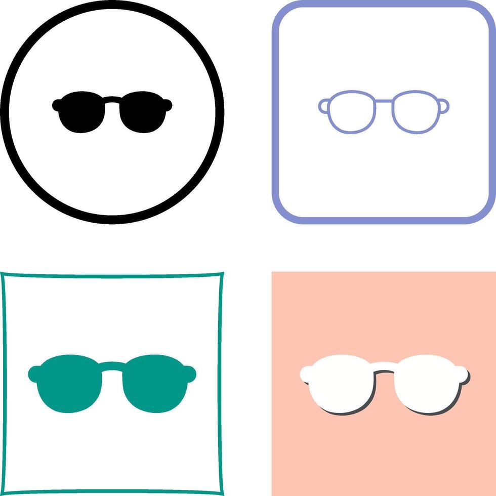 Sunglasses Icon Design vector