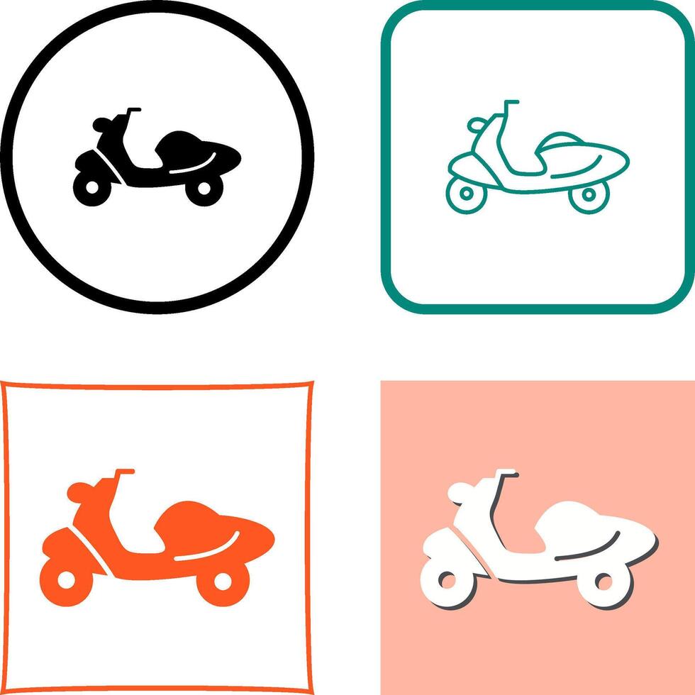 Scooter Icon Design vector