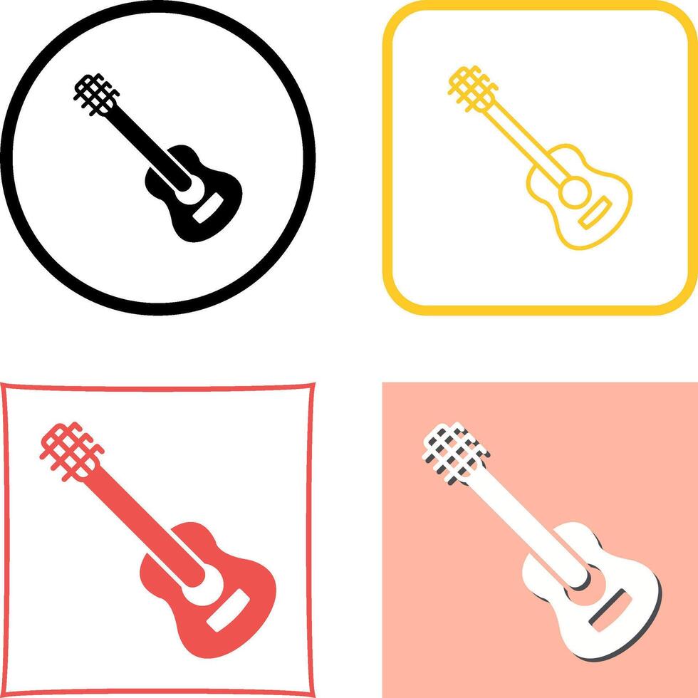 Guitar Icon Design vector