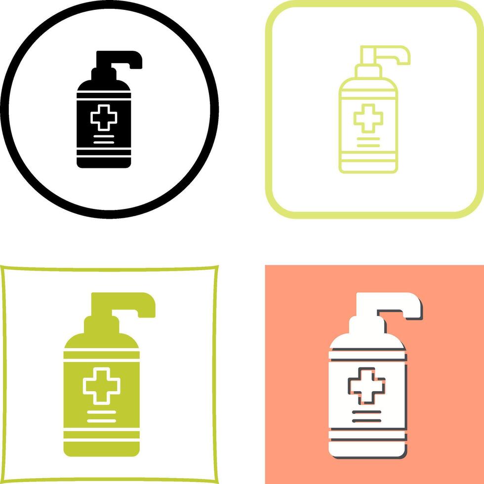 Antiseptic Icon Design vector