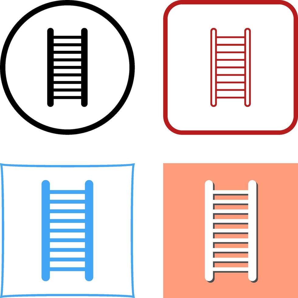 Unique Ladders Icon Design vector
