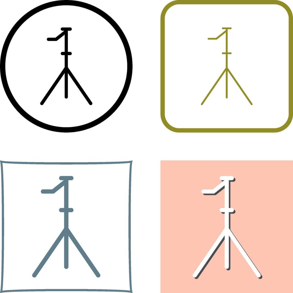 Unique Stand Icon Design vector