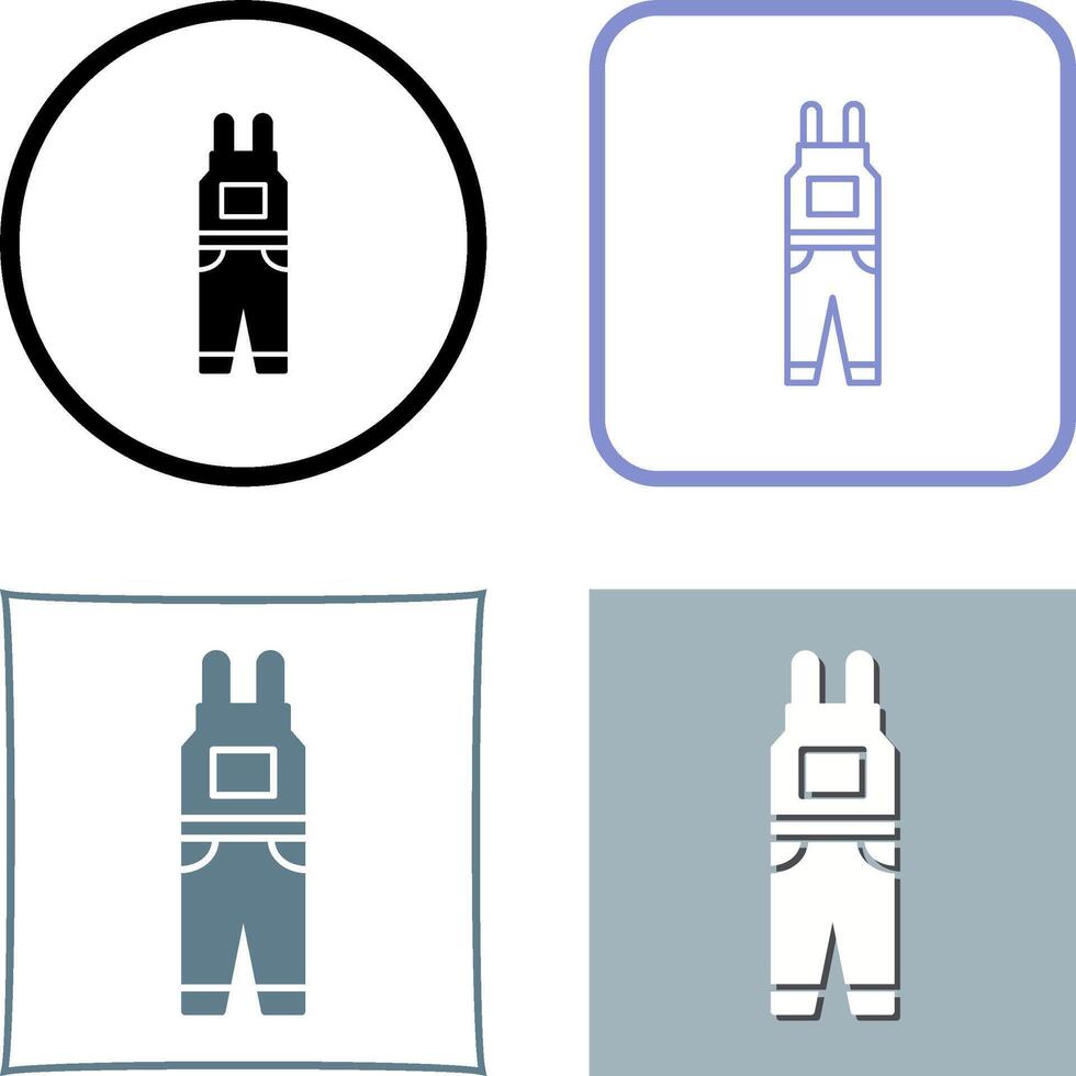 Jumpsuit Icon Design vector
