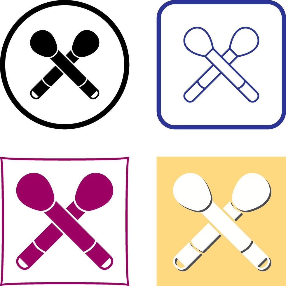 Brushes Icon Design vector