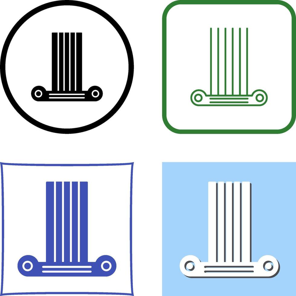 Column Icon Design vector