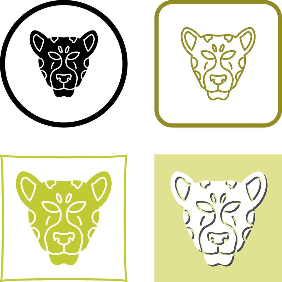 leopard Icon Design vector