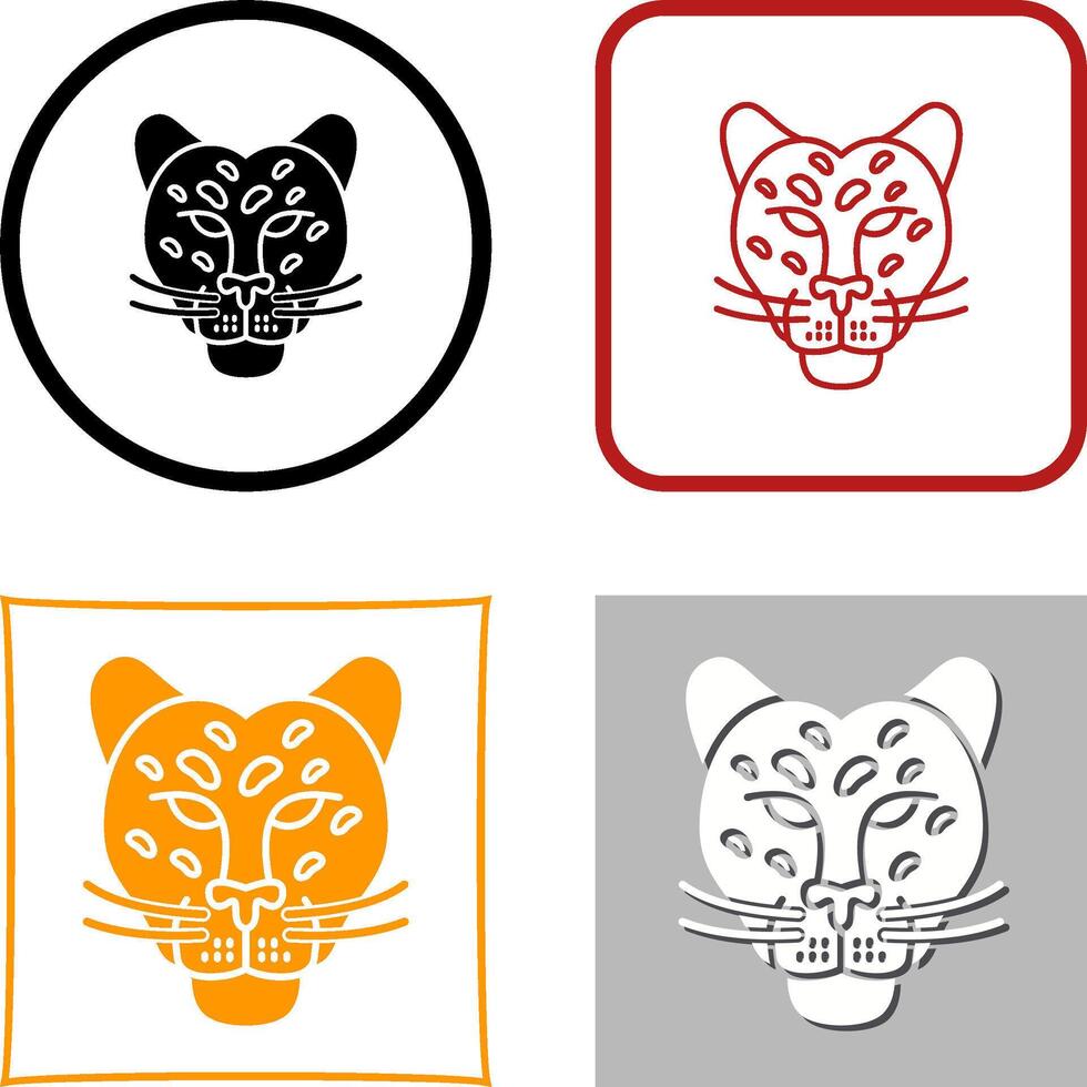 Jaguar Icon Design vector