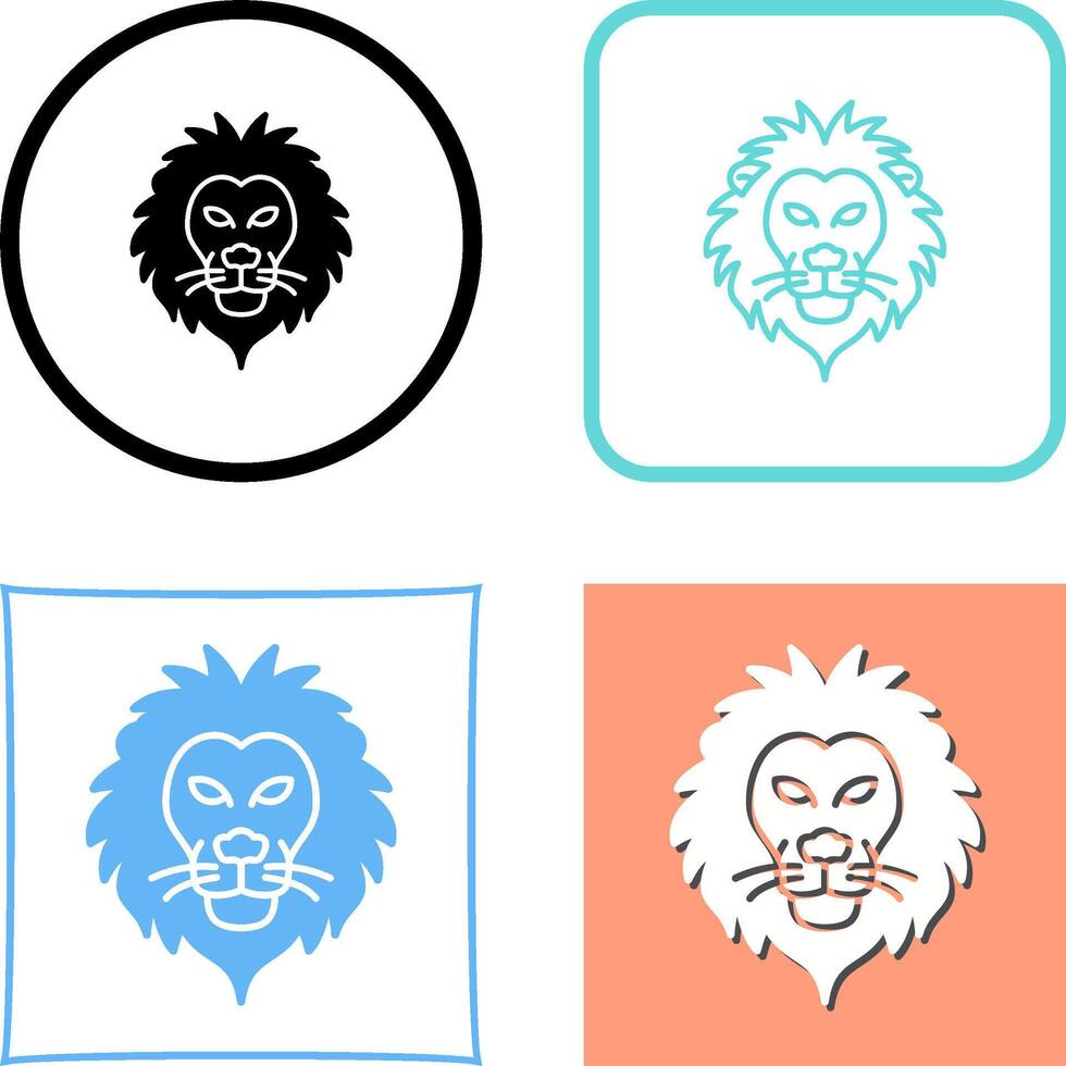 Lion Icon Design vector