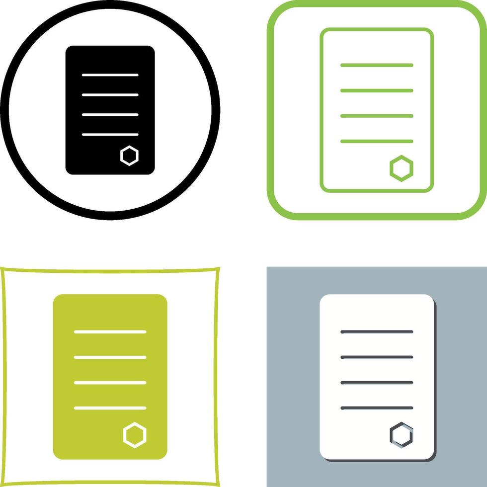 Unique Reports Icon Design vector